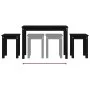 Stackable tables 3 pieces solid black pine wood by vidaXL, Side tables - Ref: Foro24-824982, Price: 57,41 €, Discount: %