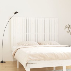 Solid white pine wood wall bed headboard 166x3x110cm by vidaXL, Headboards and footboards - Ref: Foro24-824959, Price: 104,89...