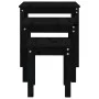 Stackable tables 3 pieces solid black pine wood by vidaXL, Side tables - Ref: Foro24-824977, Price: 61,52 €, Discount: %