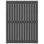 Wandbett-Kopfteil aus massivem Kiefernholz in Grau, 82,5 x 3 x 110 cm von vidaXL, Kopf- und Fußteile - Ref: Foro24-824955, Pr...