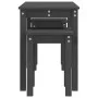 Stackable tables 3 pieces solid gray pine wood by vidaXL, Side tables - Ref: Foro24-824980, Price: 57,41 €, Discount: %
