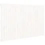 Wandbett-Kopfteil aus massivem weißem Kiefernholz, 185 x 3 x 110 cm von vidaXL, Kopf- und Fußteile - Ref: Foro24-824964, Prei...