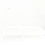Wandbett-Kopfteil aus massivem weißem Kiefernholz, 185 x 3 x 110 cm von vidaXL, Kopf- und Fußteile - Ref: Foro24-824964, Prei...