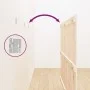 Cabecero de cama de pared madera maciza pino blanco 185x3x110cm de vidaXL, Cabeceros y pies de cama - Ref: Foro24-824964, Pre...