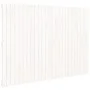 Wandbett-Kopfteil aus massivem weißem Kiefernholz, 159,5 x 3 x 110 cm von vidaXL, Kopf- und Fußteile - Ref: Foro24-824949, Pr...