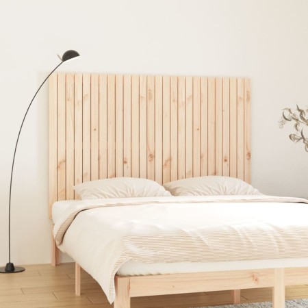 Wandbett-Kopfteil aus massivem Kiefernholz, 166 x 3 x 110 cm von vidaXL, Kopf- und Fußteile - Ref: Foro24-824958, Preis: 101,...