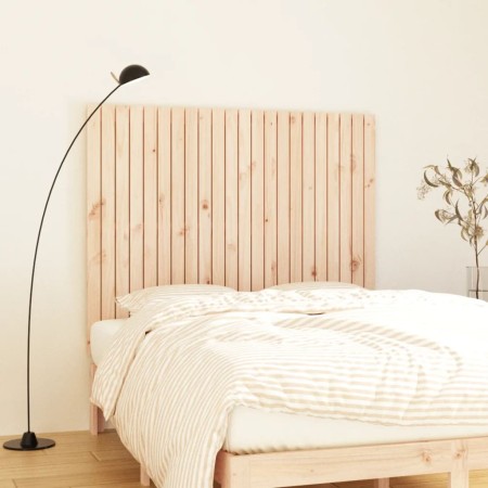 Wandbett-Kopfteil aus massivem Kiefernholz, 140 x 3 x 110 cm von vidaXL, Kopf- und Fußteile - Ref: Foro24-824968, Preis: 87,6...