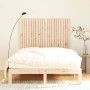 Wandbett-Kopfteil aus massivem Kiefernholz, 140 x 3 x 110 cm von vidaXL, Kopf- und Fußteile - Ref: Foro24-824968, Preis: 87,6...