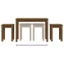 Stapeltische 3 Stück massives Kiefernholz honigbraun von vidaXL, Seitentische - Ref: Foro24-824981, Preis: 57,41 €, Rabatt: %