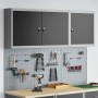 Juego de Gabinete de Herramientas y Tablón 5 pcs Negro