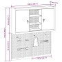 Juego de Gabinete de Herramientas y Tablón 3 pcs Negro