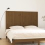 Solid pine wood wall bed headboard honey brown 185x3x110 cm by vidaXL, Headboards and footboards - Ref: Foro24-824966, Price:...