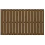 Cabecero cama pared madera maciza pino marrón miel 185x3x110 cm de vidaXL, Cabeceros y pies de cama - Ref: Foro24-824966, Pre...