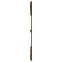 Wandbett-Kopfteil aus massivem Kiefernholz, honigbraun, 185 x 3 x 110 cm von vidaXL, Kopf- und Fußteile - Ref: Foro24-824966,...
