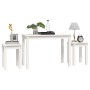 Stackable tables 3 pieces solid white pine wood by vidaXL, Side tables - Ref: Foro24-824979, Price: 76,16 €, Discount: %