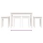 Stackable tables 3 pieces solid white pine wood by vidaXL, Side tables - Ref: Foro24-824979, Price: 76,16 €, Discount: %