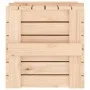 Aufbewahrungsbox aus massivem Kiefernholz, 58 x 40,5 x 42 cm von vidaXL, Aufbewahrungskörbe - Ref: Foro24-824993, Preis: 72,5...
