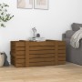 Honigbraune Aufbewahrungsbox aus massivem Kiefernholz, 91 x 40,5 x 42 cm von vidaXL, Aufbewahrungskörbe - Ref: Foro24-825001,...