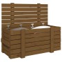 Honigbraune Aufbewahrungsbox aus massivem Kiefernholz, 91 x 40,5 x 42 cm von vidaXL, Aufbewahrungskörbe - Ref: Foro24-825001,...