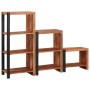 Estante de libros 3 pcs Marrón 50 x 30 x 110 cm