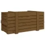 Honey brown solid pine wood storage box 91x40.5x42 cm by vidaXL, Storage baskets - Ref: Foro24-825001, Price: 76,56 €, Discou...