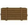 Honey brown solid pine wood storage box 91x40.5x42 cm by vidaXL, Storage baskets - Ref: Foro24-825001, Price: 76,56 €, Discou...