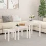 Stackable tables, set of 3, made of solid white pine wood. by vidaXL, Side tables - Ref: Foro24-824974, Price: 82,75 €, Disco...