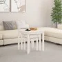 Stackable tables, set of 3, made of solid white pine wood. by vidaXL, Side tables - Ref: Foro24-824974, Price: 82,75 €, Disco...