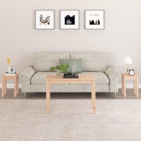 Stackable tables 3 units solid pine wood by vidaXL, Side tables - Ref: Foro24-824978, Price: 60,57 €, Discount: %