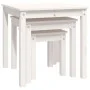 Stackable tables, set of 3, made of solid white pine wood. by vidaXL, Side tables - Ref: Foro24-824974, Price: 82,75 €, Disco...