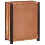 Vitrina 3 pcs Marrón 110 x 30 x 75 cm Madera maciza de Acacia