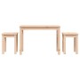 Stackable tables 3 units solid pine wood by vidaXL, Side tables - Ref: Foro24-824978, Price: 60,57 €, Discount: %