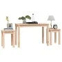 Stackable tables 3 units solid pine wood by vidaXL, Side tables - Ref: Foro24-824978, Price: 59,91 €, Discount: %