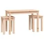 Stackable tables 3 units solid pine wood by vidaXL, Side tables - Ref: Foro24-824978, Price: 59,91 €, Discount: %