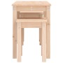 Stackable tables 3 units solid pine wood by vidaXL, Side tables - Ref: Foro24-824978, Price: 60,57 €, Discount: %