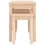 Stackable tables 3 units solid pine wood by vidaXL, Side tables - Ref: Foro24-824978, Price: 59,91 €, Discount: %