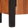 Vitrina 3 pcs Marrón 55 x 30 x 75 cm Madera maciza de Acacia