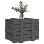 Solid pine wood storage box in gray, 58x40.5x42 cm by vidaXL, Storage baskets - Ref: Foro24-824995, Price: 61,52 €, Discount: %