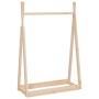 Garderobe aus massivem Kiefernholz 100x45x150 cm von vidaXL, Hut- und Garderobenständer - Ref: Foro24-824983, Preis: 57,93 €,...