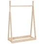Garderobe aus massivem Kiefernholz 100x45x150 cm von vidaXL, Hut- und Garderobenständer - Ref: Foro24-824983, Preis: 57,03 €,...