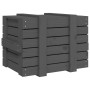 Solid pine wood storage box in gray, 58x40.5x42 cm by vidaXL, Storage baskets - Ref: Foro24-824995, Price: 61,52 €, Discount: %
