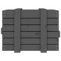 Solid pine wood storage box in gray, 58x40.5x42 cm by vidaXL, Storage baskets - Ref: Foro24-824995, Price: 61,52 €, Discount: %