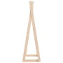 Garderobe aus massivem Kiefernholz 100x45x150 cm von vidaXL, Hut- und Garderobenständer - Ref: Foro24-824983, Preis: 57,93 €,...