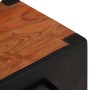 Vitrina 3 pcs Marrón 165 x 30 x 75 cm Madera maciza de Acacia