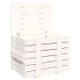White solid pine wood storage box 58x40.5x42 cm by vidaXL, Storage baskets - Ref: Foro24-824994, Price: 86,15 €, Discount: %