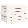 White solid pine wood storage box 58x40.5x42 cm by vidaXL, Storage baskets - Ref: Foro24-824994, Price: 86,15 €, Discount: %