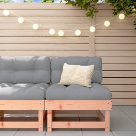 Central sofa with solid Douglas fir wood cushions by vidaXL, Modular outdoor sofas - Ref: Foro24-825434, Price: 85,41 €, Disc...