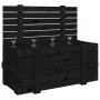 Solid black pine wood storage box 91x40.5x42 cm by vidaXL, Storage baskets - Ref: Foro24-825002, Price: 77,92 €, Discount: %