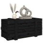 Solid black pine wood storage box 91x40.5x42 cm by vidaXL, Storage baskets - Ref: Foro24-825002, Price: 77,92 €, Discount: %