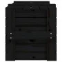 Solid black pine wood storage box 91x40.5x42 cm by vidaXL, Storage baskets - Ref: Foro24-825002, Price: 77,92 €, Discount: %